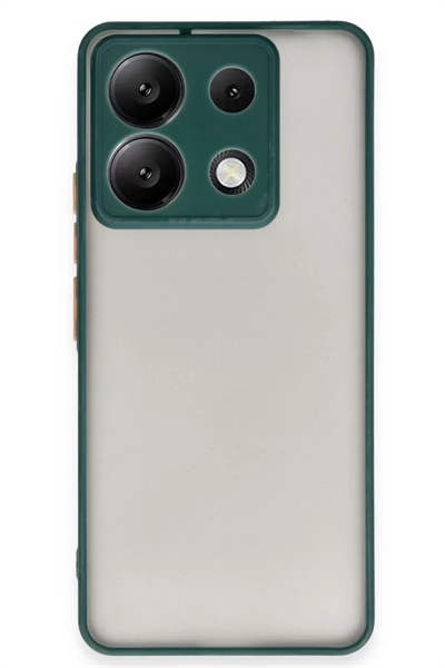 Xiaomi Redmi Note 13 Pro 5G Kılıf Montreal Silikon Kapak - Yeşil