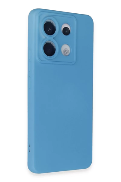 Xiaomi Redmi Note 13 Pro 5G Kılıf Nano içi Kadife Silikon - Mavi