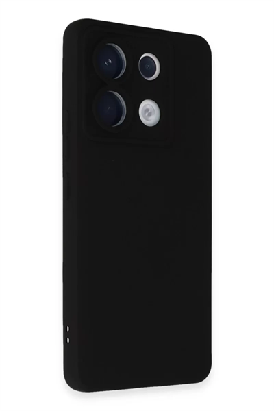 Xiaomi Redmi Note 13 Pro 5G Kılıf Nano içi Kadife Silikon - Siyah