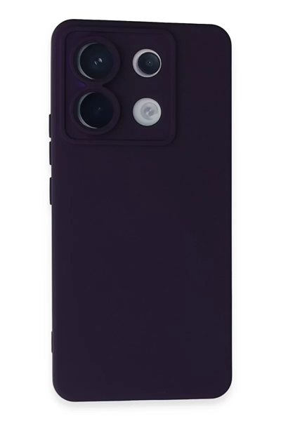 Xiaomi Redmi Note 13 Pro 5G Kılıf Nano içi Kadife Silikon - Mor