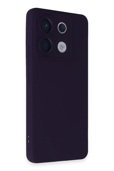 Xiaomi Redmi Note 13 Pro 5G Kılıf Nano içi Kadife Silikon - Mor