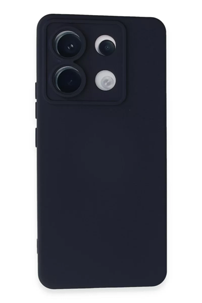 Xiaomi Redmi Note 13 Pro 5G Kılıf Nano içi Kadife Silikon - Lacivert