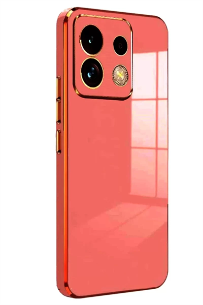 Xiaomi Redmi Note 13 Pro 5G Kılıf Volet Silikon - Kırmızı