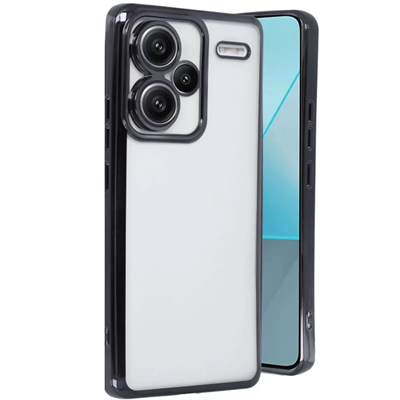 Xiaomi Redmi Note 13 Pro Plus Kılıf Lensli Silikon - Siyah