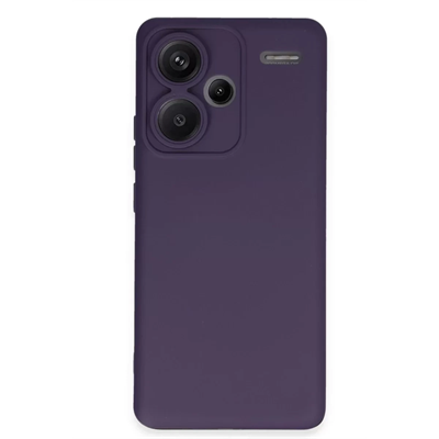 Xiaomi Redmi Note 13 Pro Plus Kılıf Nano içi Kadife Silikon - Mor