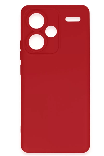 Xiaomi Redmi Note 13 Pro Plus Kılıf Nano içi Kadife Silikon - Kırmızı