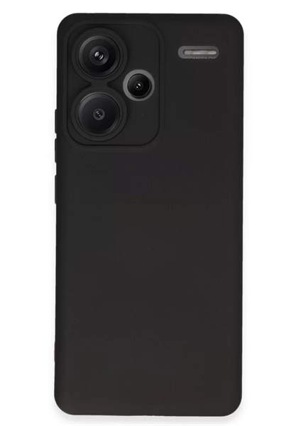 Xiaomi Redmi Note 13 Pro Plus Kılıf Nano içi Kadife Silikon - Siyah