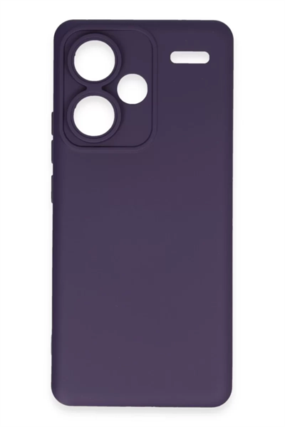 Xiaomi Redmi Note 13 Pro Plus Kılıf Nano içi Kadife Silikon - Mor