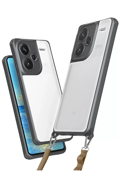 Xiaomi Redmi Note 13 Pro Plus Kılıf Penta Silikon Kılıf - Titan Gri