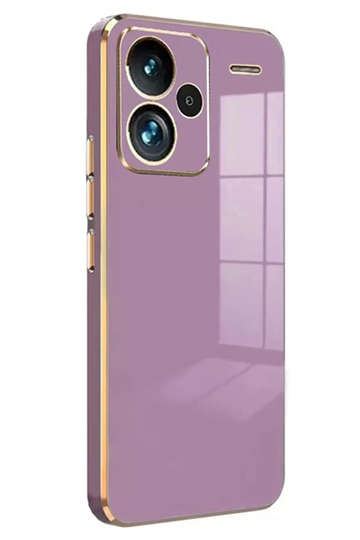 Xiaomi Redmi Note 13 Pro Plus Kılıf Volet Silikon - Mor