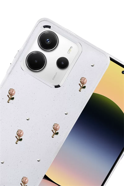 Xiaomi Redmi Note 14 4G Fiyonk Desenli Kapak - Desen 6