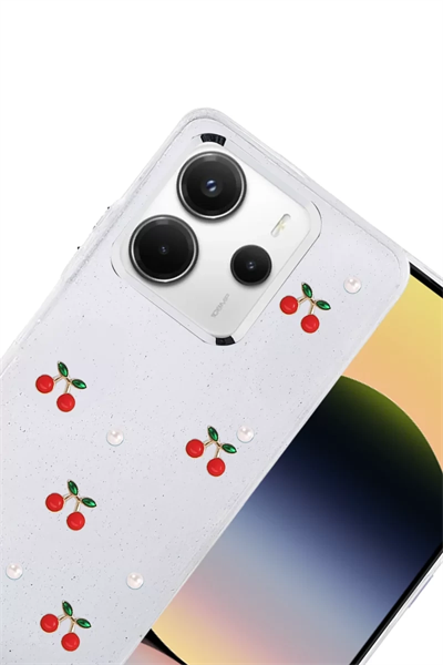 Xiaomi Redmi Note 14 4G Fiyonk Desenli Kapak - Desen 9