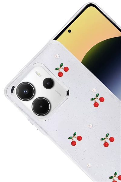 Xiaomi Redmi Note 14 4G Fiyonk Desenli Kapak - Desen 9