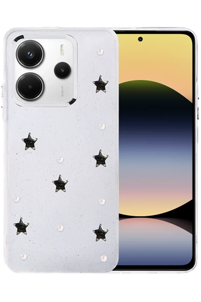 Xiaomi Redmi Note 14 4G Fiyonk Desenli Kapak - Desen 7