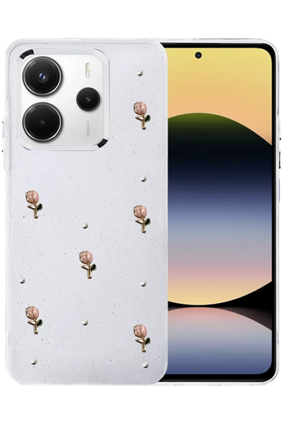 Xiaomi Redmi Note 14 4G Fiyonk Desenli Kapak - Desen 6
