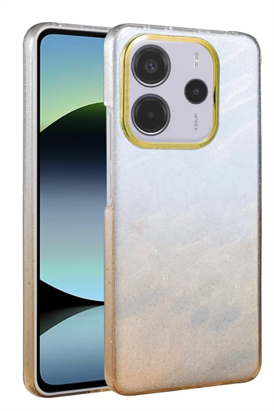Xiaomi Redmi Note 14 4G Glossy Kapak - Çöl Titanyum