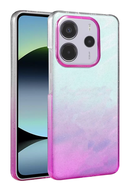 Xiaomi Redmi Note 14 4G Glossy Kapak - Mor