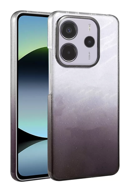 Xiaomi Redmi Note 14 4G Glossy Kapak - Siyah