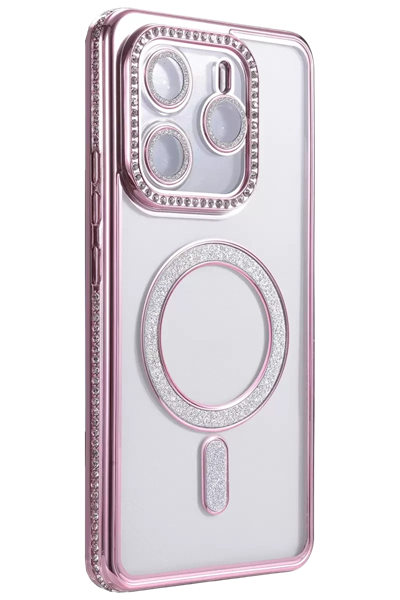 Xiaomi Redmi Note 14 4G Joke Simli Magneticsafe Kılıf - Pembe