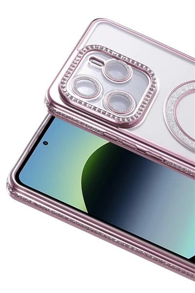 Xiaomi Redmi Note 14 4G Joke Simli Magneticsafe Kılıf - Pembe