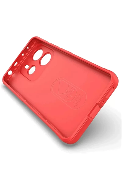 Xiaomi Redmi Note 14 4G Kılıf Optimum Silikon - Kırmızı