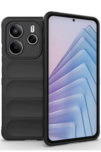Xiaomi Redmi Note 14 4G Kılıf Optimum Silikon - Siyah