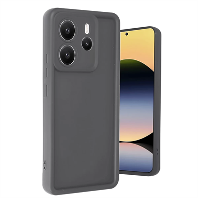 Xiaomi Redmi Note 14 4G Kılıf Viera Silikon - Gri