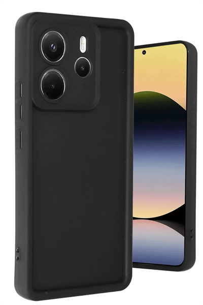 Xiaomi Redmi Note 14 4G Kılıf Viera Silikon - Siyah
