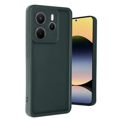 Xiaomi Redmi Note 14 4G Kılıf Viera Silikon - Koyu Yeşil