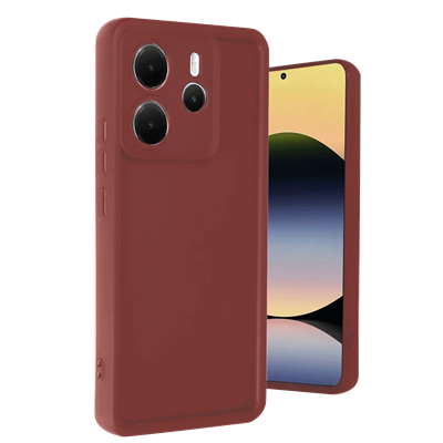 Xiaomi Redmi Note 14 4G Kılıf Viera Silikon - Bordo