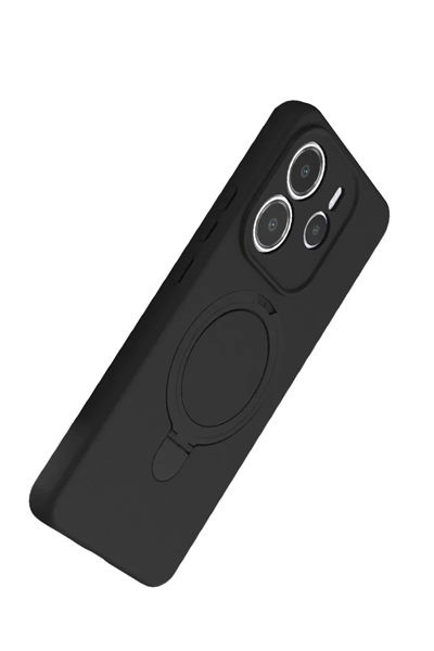 Xiaomi Redmi Note 14 4G Regal Magsafe Standlı Kapak - Siyah