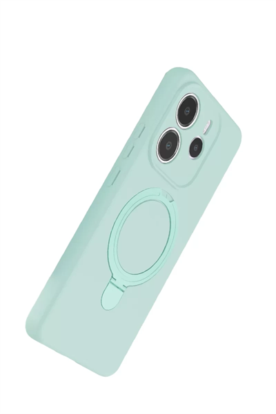 Xiaomi Redmi Note 14 4G Regal Magsafe Standlı Kapak - Su Yeşili