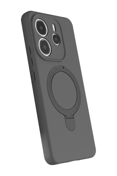 Xiaomi Redmi Note 14 4G Regal Magsafe Standlı Kapak - Titan Gri