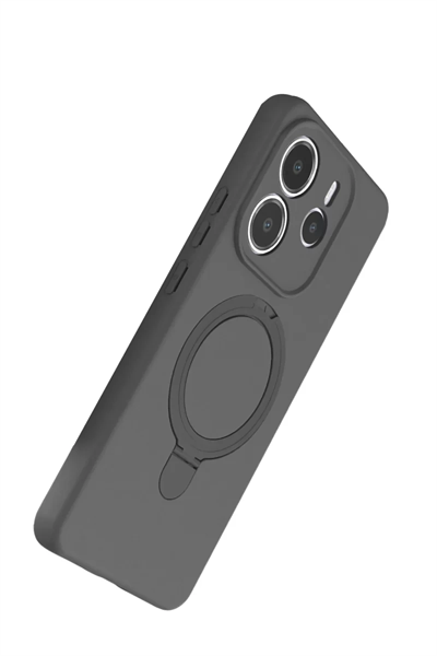 Xiaomi Redmi Note 14 4G Regal Magsafe Standlı Kapak - Titan Gri