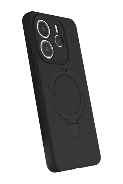Xiaomi Redmi Note 14 4G Regal Magsafe Standlı Kapak - Siyah