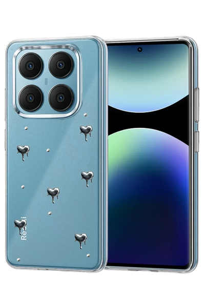 Xiaomi Redmi Note 14 Pro 4G Fiyonk Desenli Kapak - Desen 1
