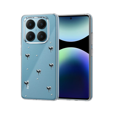 Xiaomi Redmi Note 14 Pro 4G Fiyonk Desenli Kapak - Desen 1