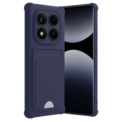 Xiaomi Redmi Note 14 Pro 4G Kelvin Kartvizitli Silikon - Lacivert