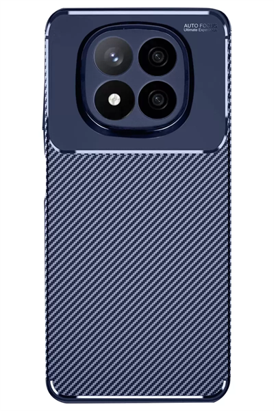 Xiaomi Redmi Note 14 Pro 4G Kılıf Auto Focus Karbon Kapak - Lacivert