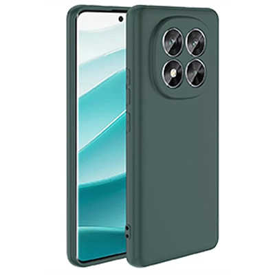 Xiaomi Redmi Note 14 Pro 4G Kılıf First Silikon - Koyu Yeşil
