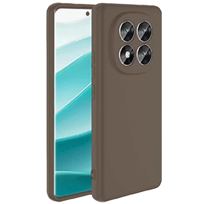 Xiaomi Redmi Note 14 Pro 4G Kılıf First Silikon - Kahverengi