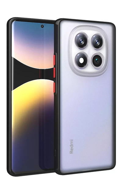 Xiaomi Redmi Note 14 Pro 4G Kılıf Montreal Silikon Kapak - Siyah