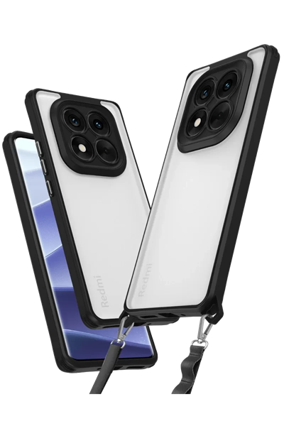 Xiaomi Redmi Note 14 Pro 4G Kılıf Penta Silikon Kılıf - Siyah
