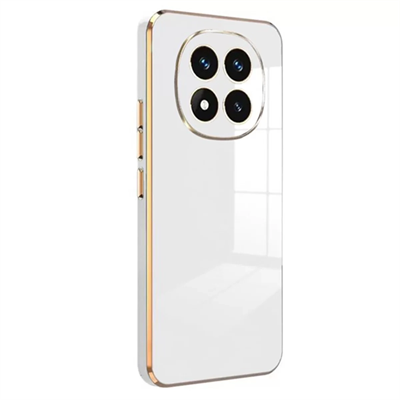 Xiaomi Redmi Note 14 Pro 4G Kılıf Volet Silikon - Beyaz