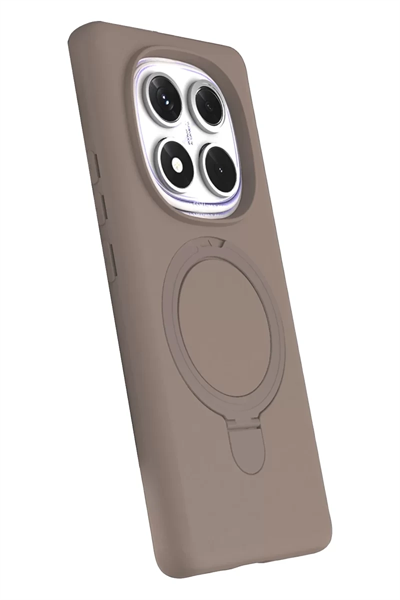 Xiaomi Redmi Note 14 Pro 4G Regal Magsafe Standlı Kapak - Çöl Titanyum