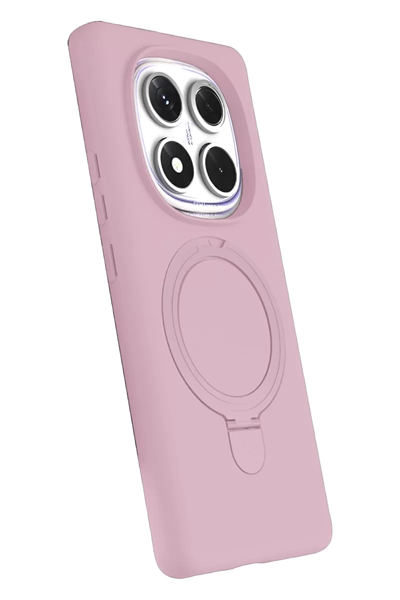 Xiaomi Redmi Note 14 Pro 4G Regal Magsafe Standlı Kapak - Açık Pembe