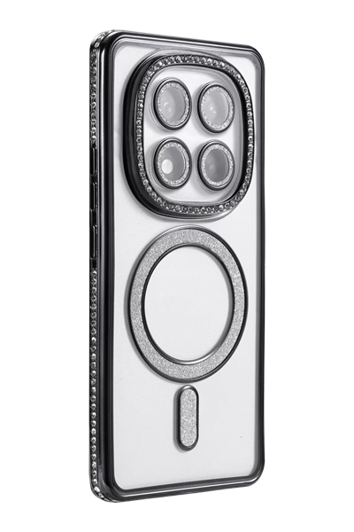 Xiaomi Redmi Note 14 Pro 5G Joke Simli Magneticsafe Kılıf - Siyah