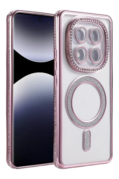 Xiaomi Redmi Note 14 Pro 5G Joke Simli Magneticsafe Kılıf - Pembe