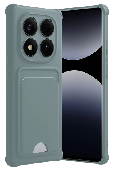 Xiaomi Redmi Note 14 Pro 5G Kelvin Kartvizitli Silikon - Açık Yeşil
