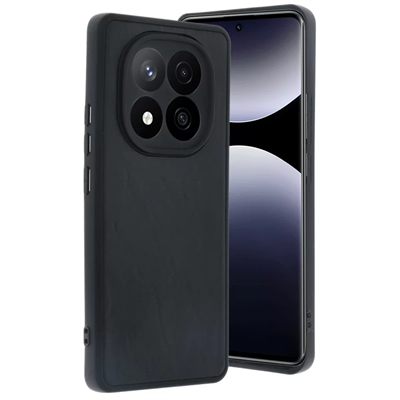 Xiaomi Redmi Note 14 Pro 5G Kılıf Aras Deri Kapak - Siyah